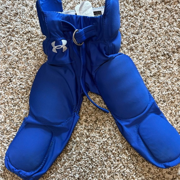 Under Armour Royal Blue Football Pants - Picture 1 of 6